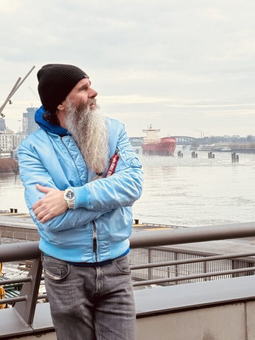 HOODIE BLAU